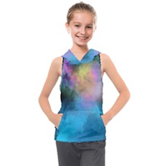 Smokescreen Kids  Sleeveless Hoodie by pollyparadiseartshop