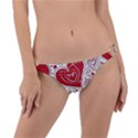 Be My Valentine Ring Detail Bikini Bottoms View1