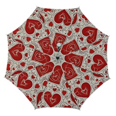 Be My Valentine Automatic Folding Umbrella With Case (medium) by pollyparadiseartshop