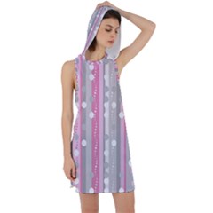 Candy Racer Back Hoodie Dress by pollyparadiseartshop