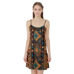 Tribal Chic Satin Night Slip by pollyparadiseartshop