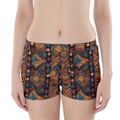 Tribal Chic Boyleg Bikini Wrap Bottoms by pollyparadiseartshop