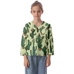 Cactus  Kids  Sailor Shirt by pollyparadiseartshop
