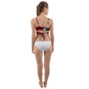 Roses Wrap Around Bikini Top View2