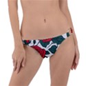 Roses Ring Detail Bikini Bottoms View1