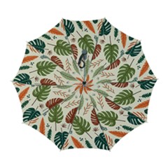 Leaves Autumn Automatic Folding Umbrella With Case (large) by Salmanaz77