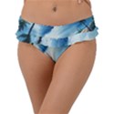 Delicate Watercolor Painting Surreal Oasis Scene With Intense Dramatic Lighting Frill Bikini Bottoms View1