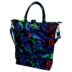 Sci-fi Scenester Buckle Top Tote Bag by MRNStudios