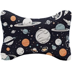 Space Galaxy Universe Stars Sky Seat Head Rest Cushion by Paksenen
