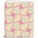 Abstract Pattern Design Scrapbooking 8  x 10  Softcover Notebook View2