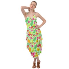 Flower Flora Floral Nature Pattern Seamless Layered Bottom Dress by Bedest