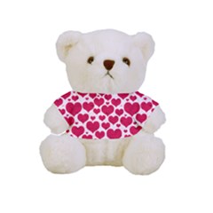 Hearts Valentine Pattern Seamless Full Print Cuddly Teddy Bear by Bedest