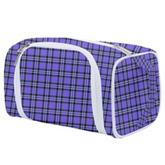Blue Tartan Plaid 1 Toiletries Pouch by dressshop