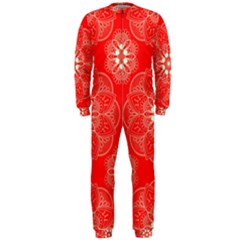 Crimson Current Onepiece Jumpsuit (men) by ArtfulThreads