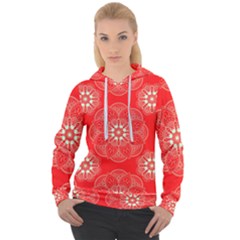 Crimson Current Women s Overhead Hoodie by ArtfulThreads