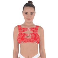 Crimson Current Bandaged Up Bikini Top by ArtfulThreads