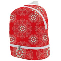 Crimson Current Zip Bottom Backpack by ArtfulThreads