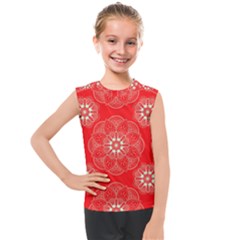 Crimson Current Kids  Mesh Tank Top by ArtfulThreads