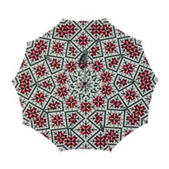Ukrainian Folk Seamless Pattern Ornament Ethnic Ornament Border Element Traditional Art Automatic Folding Umbrella With Case (large) by Grandong