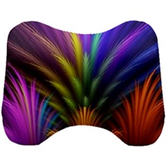 Abstract Colors - , Abstract Colors Head Support Cushion by kyorashop23