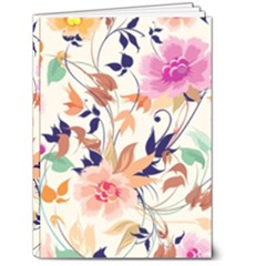 Abstract Floral Background 5  X 7  Hardcover Notebook by kyorashop23