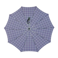 Purple Plaid Tartan 2 Automatic Folding Umbrella With Case (large) by dressshop