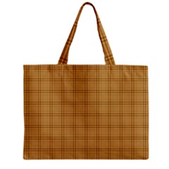 Autumn Fall Plaid Tartan 1 Zipper Mini Tote Bag by dressshop