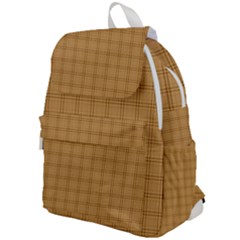 Autumn Fall Plaid Tartan 1 Top Flap Backpack by dressshop