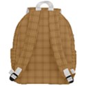 Autumn Fall Plaid Tartan 1 Top Flap Backpack View3