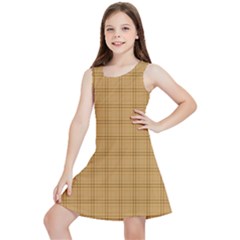 Autumn Fall Plaid Tartan 1 Kids  Lightweight Sleeveless Dress by dressshop