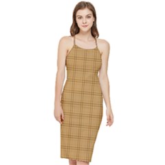 Autumn Fall Plaid Tartan 1 Bodycon Cross Back Summer Dress by dressshop