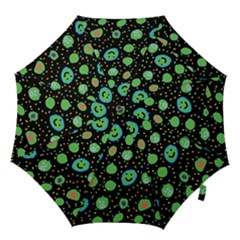 Doodle Dot Drawing Hook Handle Umbrellas (small) by Salmanaz77