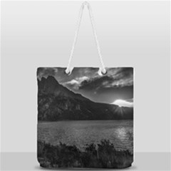 Nahuel Huapi Lake And Andes Range Mountains Landscape, Bariloche, Argentina Full Print Rope Handle Tote (large) by dflcprintsclothing