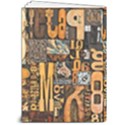 3d Letters Macro Wooden Letters Letters Textures 5  x 7  Hardcover Notebook View2