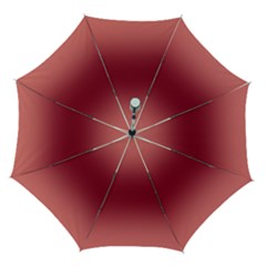 Coral Pink To Burgundy Red Bilinear Gradient Automatic Folding Umbrella With Case (medium) by GradientsOmbre