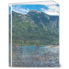 Beach At Los Alerces National Park, Chubut Province, Argentina 7  X 9  Hardcover Notebook by dflcprintsclothing