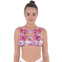 Pattern Seamless Texture Daisies Bandaged Up Bikini Top View1