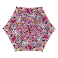 Pattern Seamless Texture Daisies Automatic Folding Umbrella With Case (small) by Grandong