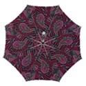 Abstract Art Pattern Design Background Automatic Folding Umbrella with Case (Medium) View1