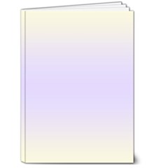 Cream Yellow To Pale Violet Bilinear Gradient 5  X 7  Hardcover Notebook by GradientsOmbre