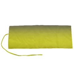 Navy Blue To Electric Yellow Bilinear Gradient Roll Up Canvas Pencil Holder (s) by GradientsOmbre