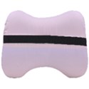 Pale Violet To Pale Pink Linear Gradient Head Support Cushion View2
