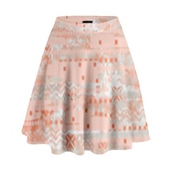 Boho Pattern High Waist Skirt by designsbymallika