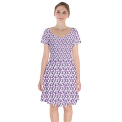 Boho Pattern 2 Short Sleeve Bardot Dress by designsbymallika