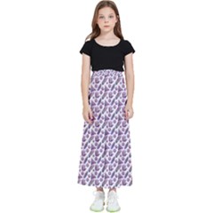 Boho Pattern 2 Kids  Flared Maxi Skirt by designsbymallika