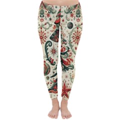 Christmas Tree Snow Classic Winter Leggings by Bedest