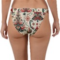 Christmas Tree Snow Band Bikini Bottoms View2