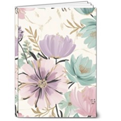 Flowers Pattern Floral 5  X 7  Hardcover Notebook by Sabxi