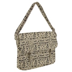Music Melody Notes Sheet Music Buckle Messenger Bag by Sabxi