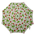 Strawberry Fruit Pattern Leaves Hook Handle Umbrellas (Large) View1